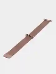 Розовый металлический стальной ремешок браслет для Apple Watch 38/40 mm, Миланская петля