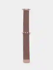 Розовый металлический стальной ремешок браслет для Apple Watch 38/40 mm, Миланская петля