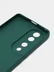 Зеленый чехол для Honor 70 Pro / 70 Pro Plus / Хонор 70 Про Плюс прозрачный силиконовый
