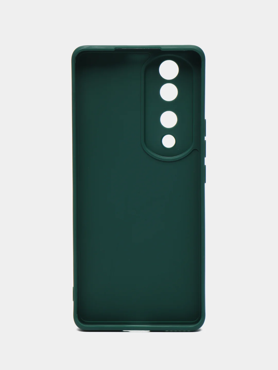 Зеленый чехол для Honor 70 Pro / 70 Pro Plus / Хонор 70 Про Плюс прозрачный силиконовый