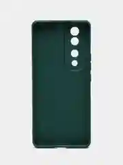 Зеленый чехол для Honor 70 Pro / 70 Pro Plus / Хонор 70 Про Плюс прозрачный силиконовый