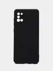 Хром чехол для Samsung Galaxy A31 (Самсунг Галакси А31), прозрачный противоударный