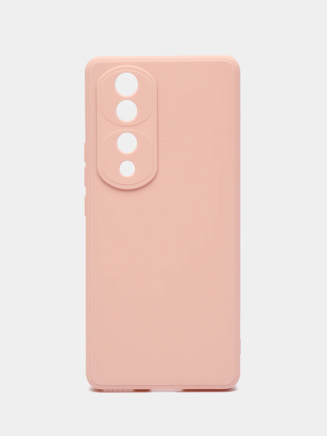 Розовый чехол для Honor 70 Pro / 70 Pro Plus / Хонор 70 Про Плюс прозрачный силиконовый