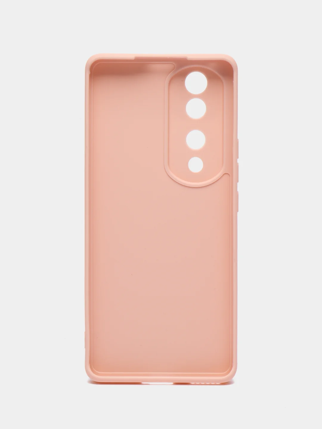 Розовый чехол для Honor 70 Pro / 70 Pro Plus / Хонор 70 Про Плюс прозрачный силиконовый