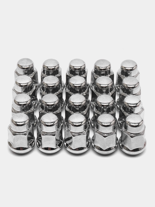 Гайка конус M14х1,50 закрытая 35мм ключ 3/4"(19мм) хром SKYWAY 039 (компл.20 шт) S10602039