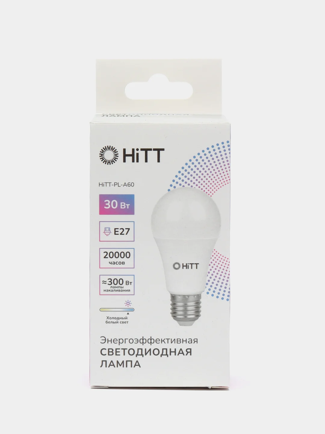 Лампа светодиодная 30Вт HiTT Е27 А60 LED