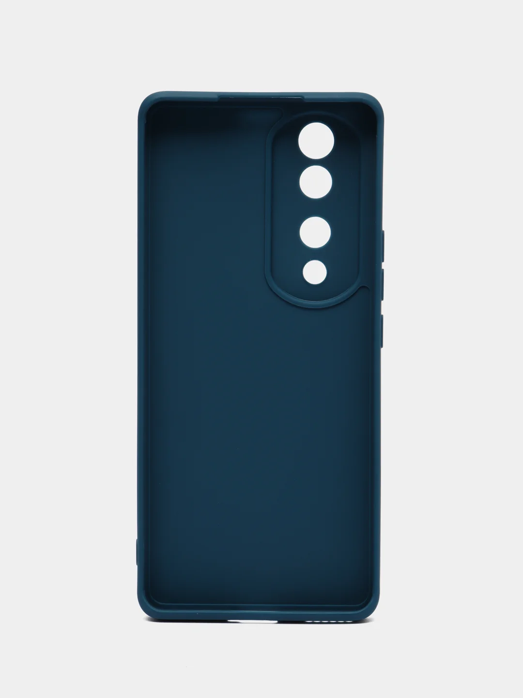Синий чехол для Honor 70 Pro / 70 Pro Plus / Хонор 70 Про Плюс прозрачный силиконовый