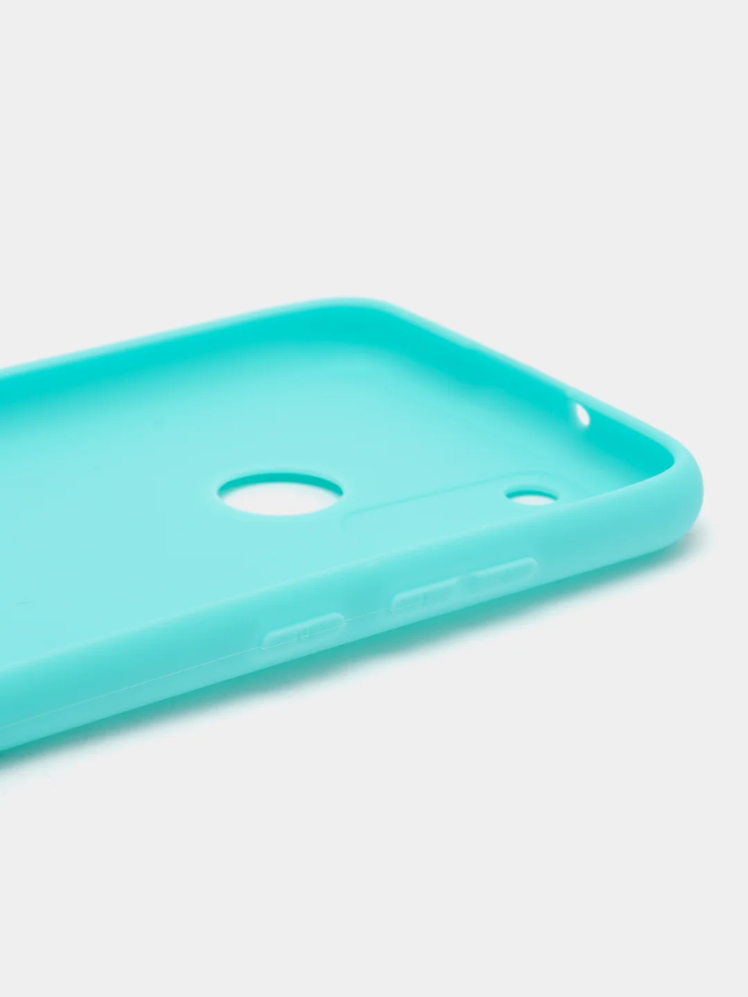 Голубой однотонный чехол на Huawei Honor Y7 2017  P10 lite 30 8A Y6 2019 Play Y5p P40 lite e