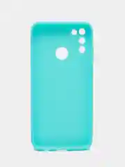 Голубой однотонный чехол на Huawei Honor Y7 2017  P10 lite 30 8A Y6 2019 Play Y5p P40 lite e