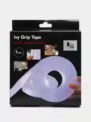 Крепежная лента прозрачная Grip Tape, двусторонняя, многоразовая