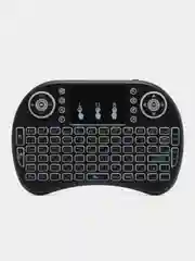Мини клавиатура, с подсветкой, I8 RGB, с аккумулятором