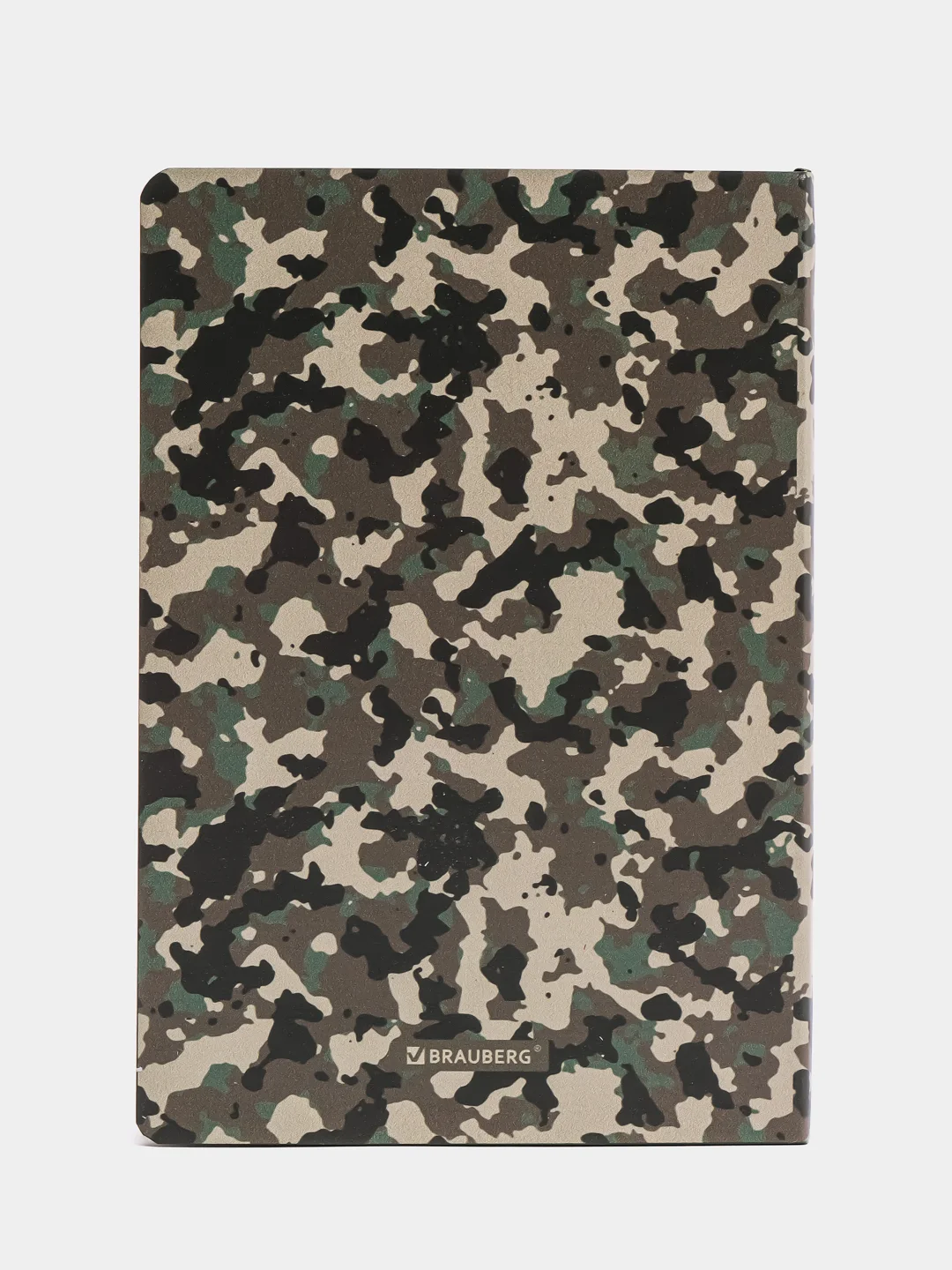 Блокнот А5 143x210 BRAUBERG VISTA Military, под кожу, гибкий 80л, 112085