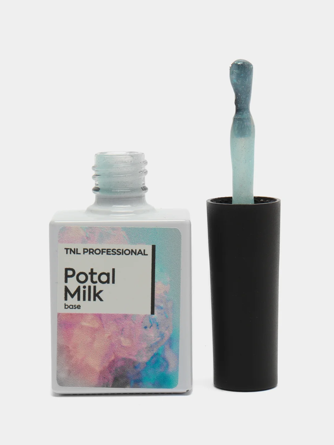 Голубой камуфлирующая база со светоотражающей поталью Potal Milk TNL, 10 мл