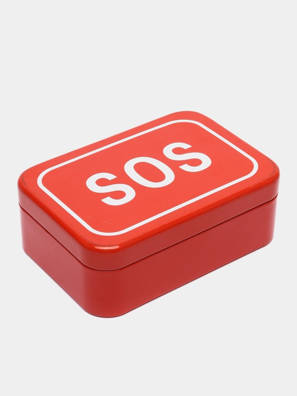 Набор для выживания SOS 6 в 1: свисток, компас, цепь, карта, кремень, нож