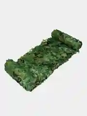 Хаки сеть камуфляжная, сетка маскировочная, с сетчатой основой и завязками для крепления