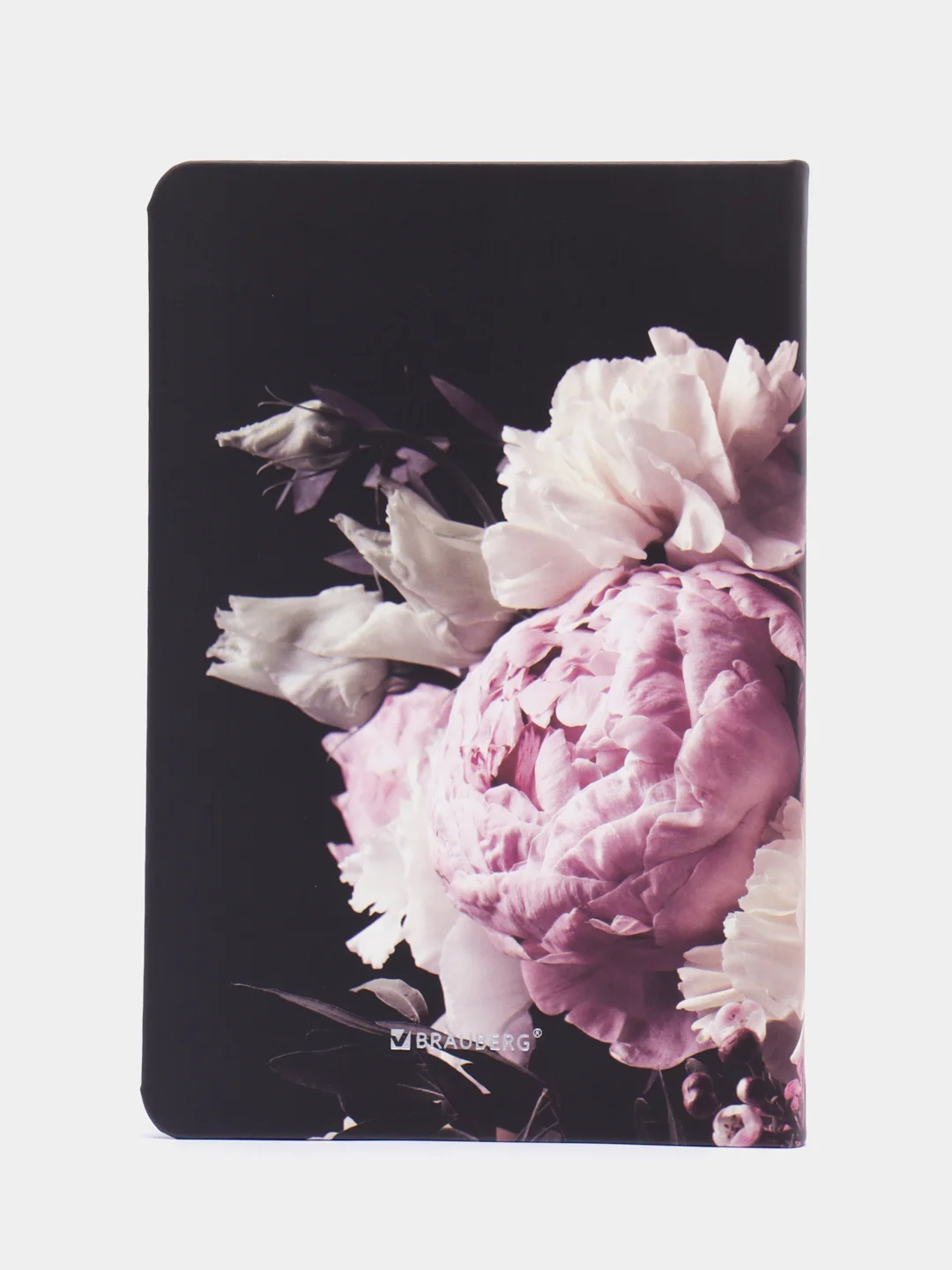 Ежедневник недатированный В6 127х186мм BRAUBERG VISTA экокожа твердый 136л, Flowers,112109