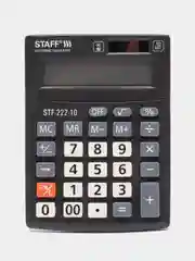 Калькулятор настольный электронный STAFF PLUS STF-222, компактный (138x103мм), 250419