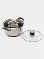Кастрюля Sakura SA-P1020 с крышкой, капсульное дно, 20 см, 3,3 л
