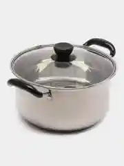 Кастрюля Sakura SA-P1022 с крышкой, капсульное дно, 22 см, 4.2 л
