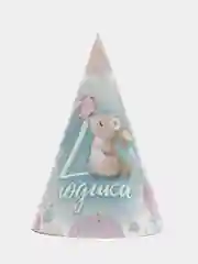 Светло-синий колпак детский на День рождения