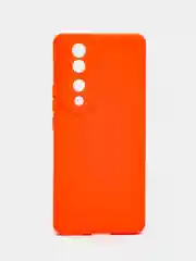 Оранжевый чехол для Honor 70 Pro / 70 Pro Plus / Хонор 70 Про Плюс прозрачный силиконовый