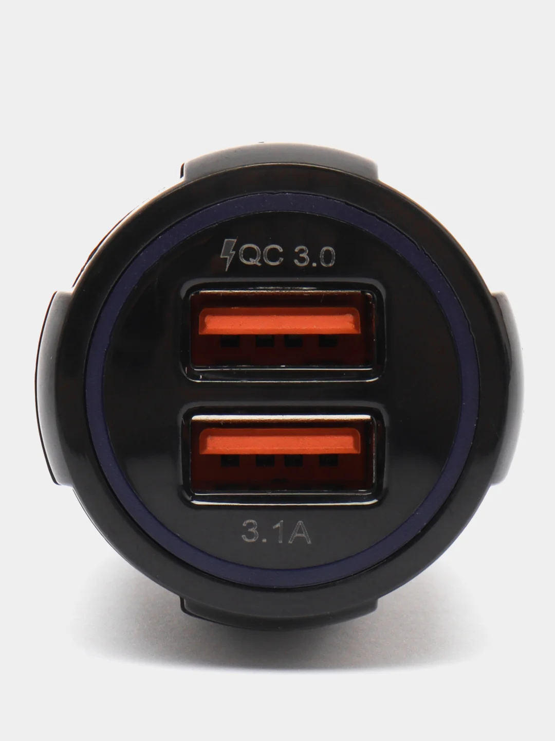 Белый автомобильное зарядное устройство, USB Зарядник в прикуриватель авто