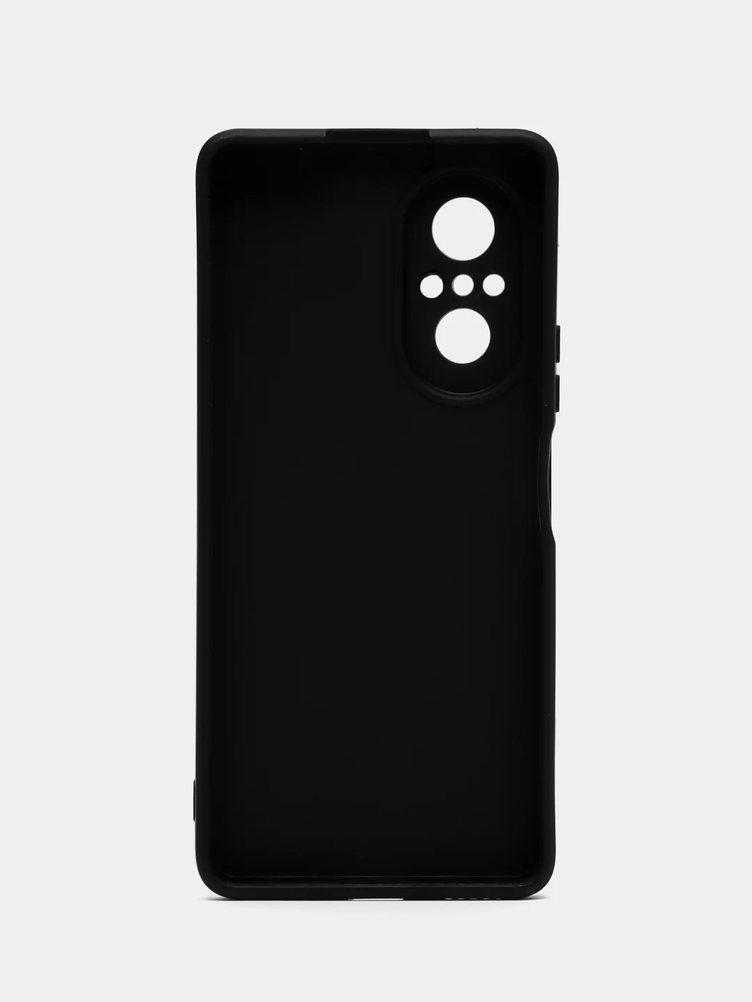 Черный чехол для HUAWEI nova 9 SE (Хуавей нова 9 СЕ), прозрачный и черный с защитой камеры