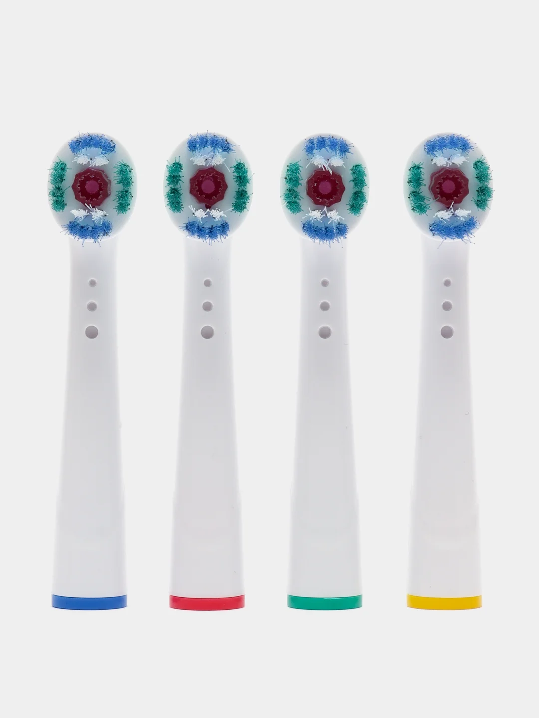 Желтый насадки для электрической зубной щетки, совместимые с Oral-B Braun, 4 шт