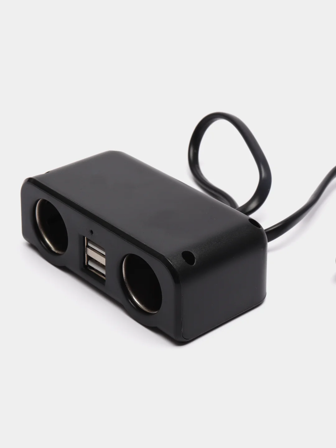 Разветвитель прикуривателя Olesson 1673, 2 выхода + USB