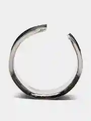 Серебряный женские кольца, регулируемые, набор из 3 шт