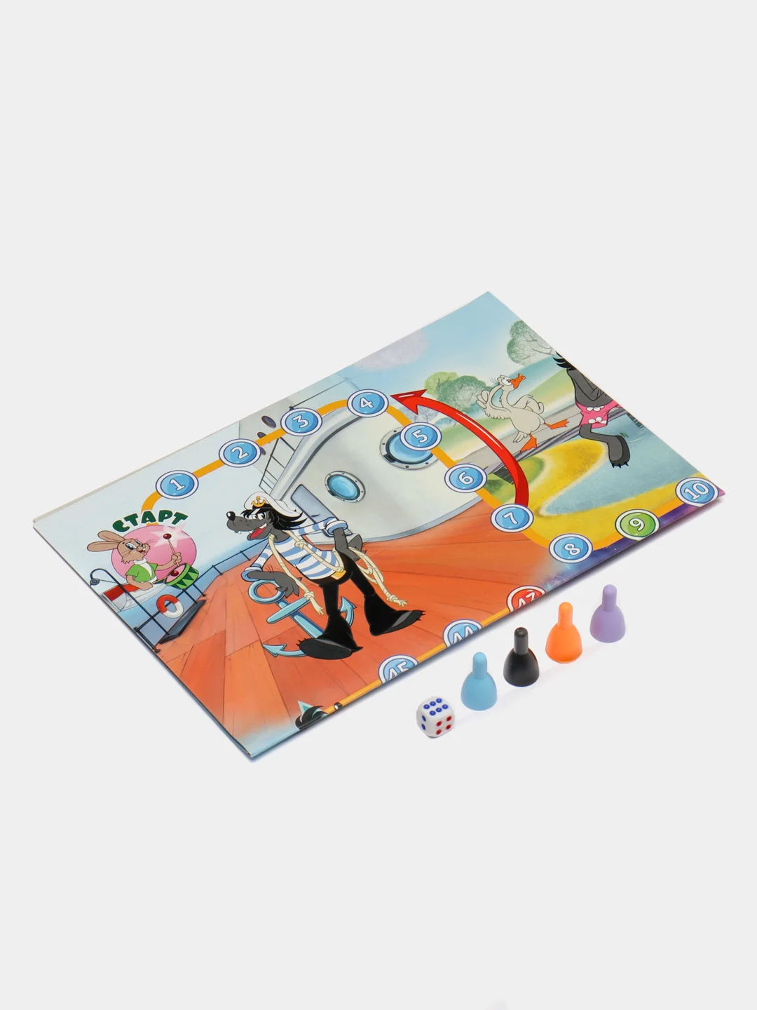 Настольная игра Союзмультфильм, мини-игра "Ну, Погоди!"