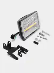 Фара светодиодная OFF ROAD 12V/24V 126W 6000К SKYWAY 42 диода Б+Д свет (Н4) S07201071