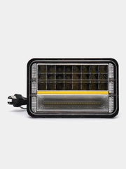 Фара светодиодная OFF ROAD 12V/24V 126W 6000К SKYWAY 42 диода Б+Д свет (Н4) S07201071