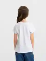 Белый футболка детская, для девочки, 8-12 лет
