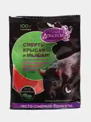 Тесто-сырный брикет от мышей и крыс, со вкусом карамели, 100 г