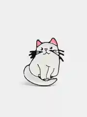 Молочный значки с котами (кошками, котятами), пин на одежду или рюкзак