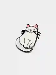 Молочный значки с котами (кошками, котятами), пин на одежду или рюкзак