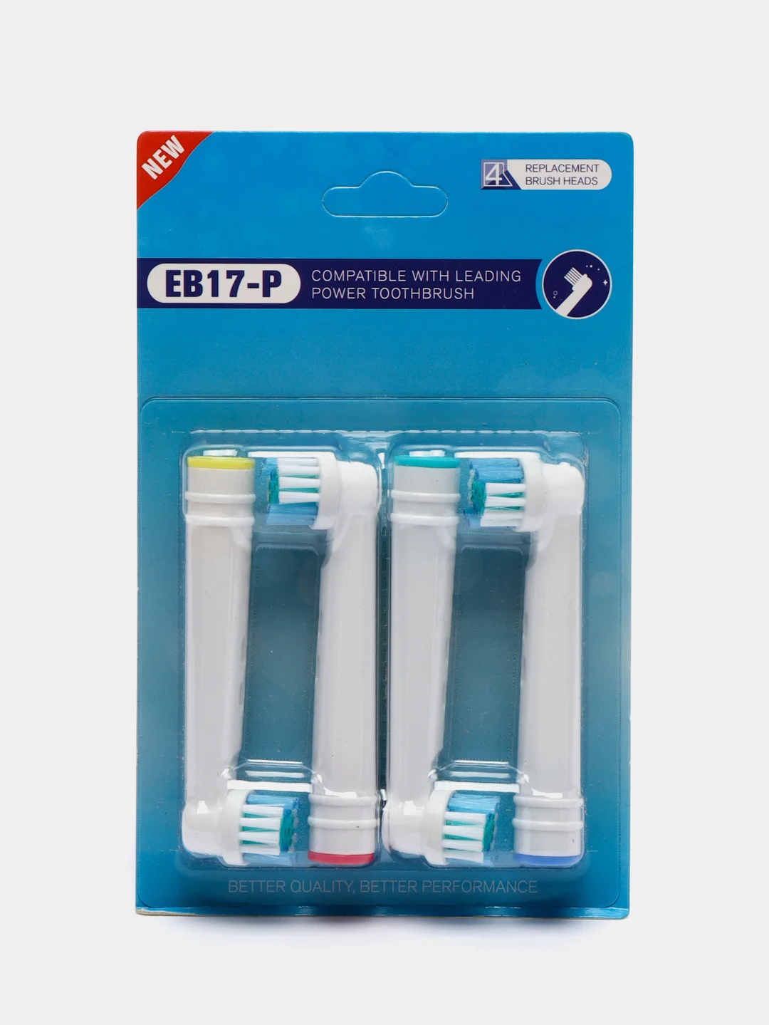 Темно-синий насадки для электрической зубной щетки Oral-B Braun, классические, средняя жесткость