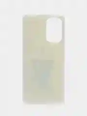 Желтый чехол для Samsung Galaxy A73 (Самсунг Галакси А73), силиконовый, с рисунком