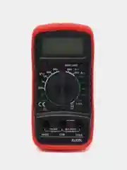 Красный цифровой мультиметр XL830L с функцией прозвонки и подсветкой экрана