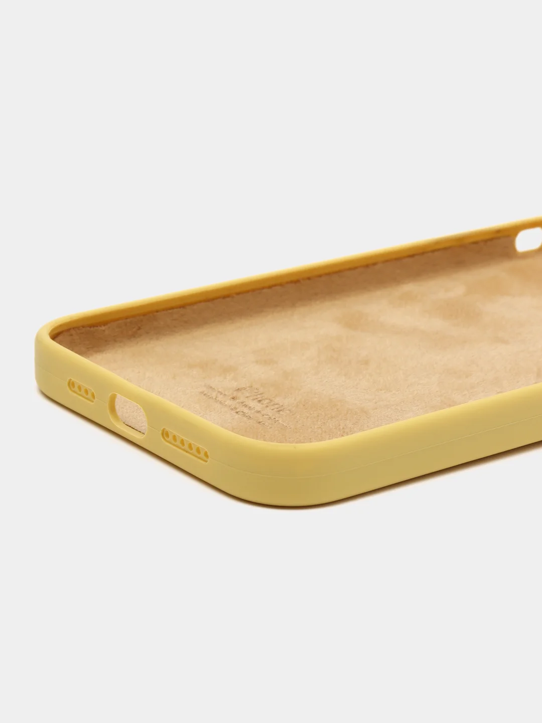 Желтый чехол силиконовый на iPhone XS Max, 11 Pro, 11 Pro Max, 12 Mini, 12 Pro Max, 13 Mini