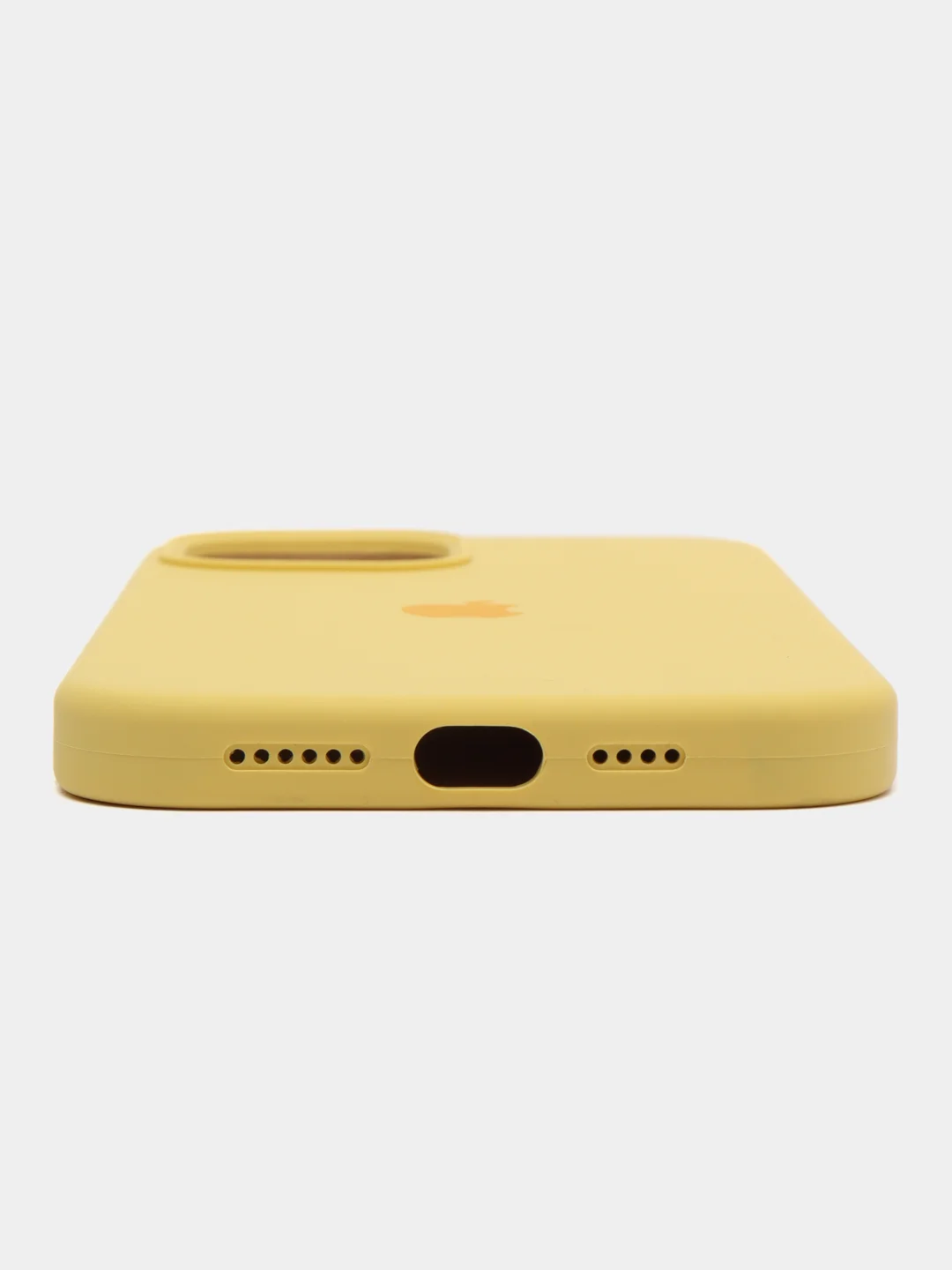 Желтый чехол силиконовый на iPhone XS Max, 11 Pro, 11 Pro Max, 12 Mini, 12 Pro Max, 13 Mini