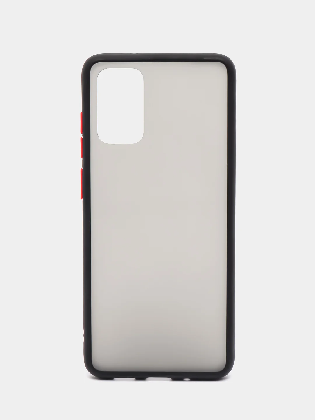 Черный чехол для Samsung S20+ (S20 Plus) матовый противоударный