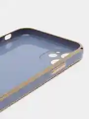 Синий меланж чехол на Айфон с космонавтом, держателем-подставкой, IPhone XR, 11, 12, 13, 14 Pro Max
