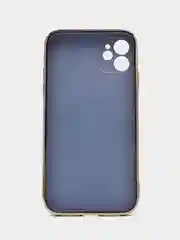 Синий меланж чехол на Айфон с космонавтом, держателем-подставкой, IPhone XR, 11, 12, 13, 14 Pro Max