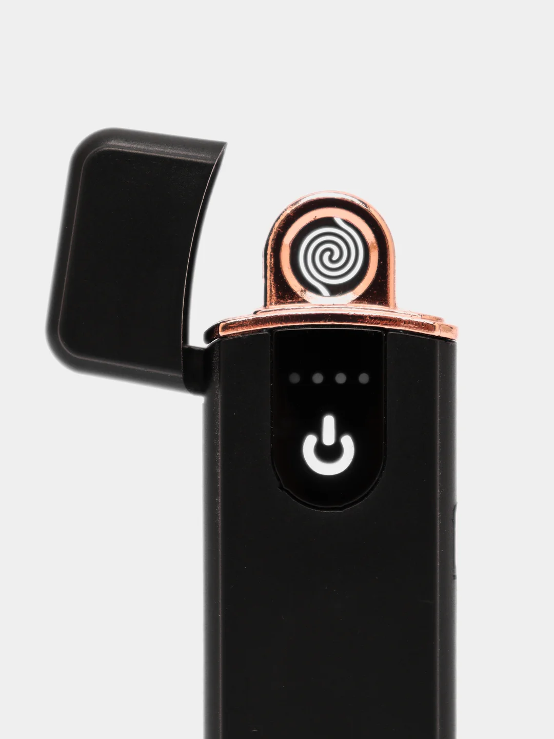 Черный зажигалка электронная, USB зажигалка, плазменная спираль, зажигалка электронная