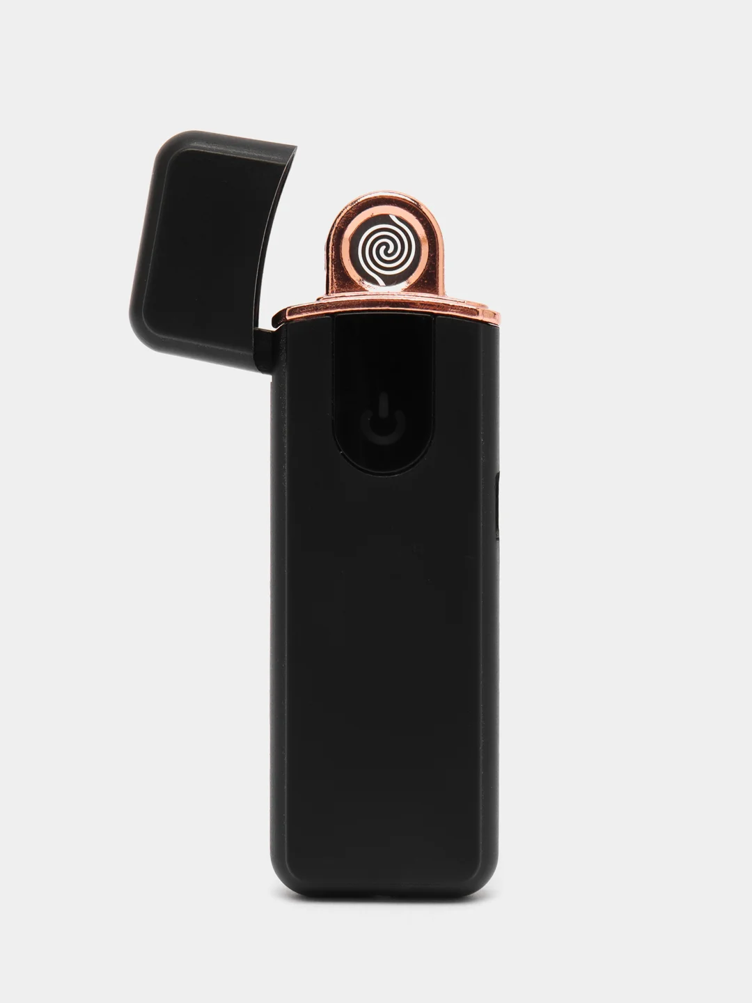 Черный зажигалка электронная, USB зажигалка, плазменная спираль, зажигалка электронная