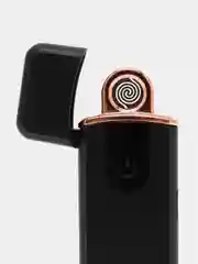 Черный зажигалка электронная, USB зажигалка, плазменная спираль, зажигалка электронная
