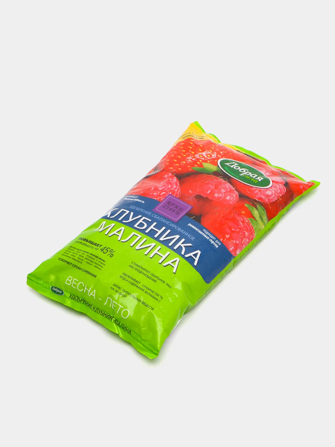 Сбалансированное удобрение КЛУБНИКА-МАЛИНА 0,9кг Добрая сила