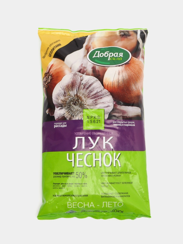 Обогащенное удобрение Лук-Чеснок 0,9кг Добрая Сила